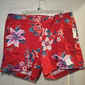 Old Navy Red Floral Men's Shorts